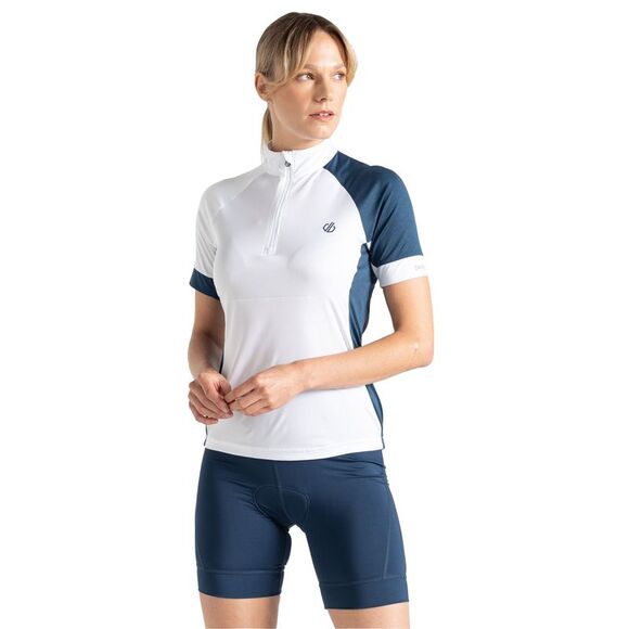 Dare 2B Womens/Ladies Compassion III Jersey Cycling Top / White/Moonlight Denim - Picture 4 of 5